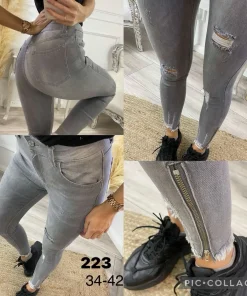 Jeansy Damskie,size 34-42,Paczka 10szt,1kolor