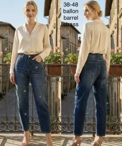 Jeansy Damskie,size 38-48,paczka 12szt,1kolor