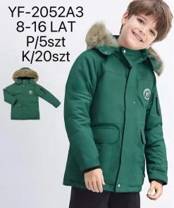 Kurtki DZIECIĘCA,size 8-16lat,paczka 5szt,1kolor
