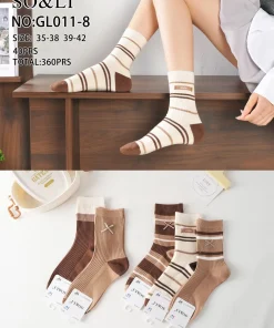 Skarpety Damskie,size 35-42,paczka 40szt,mix kolor