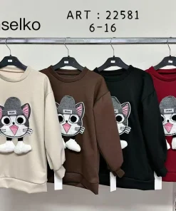 Bluzy DZIECIĘCA,size 6-16lat,Paczka 6szt,mix kolor