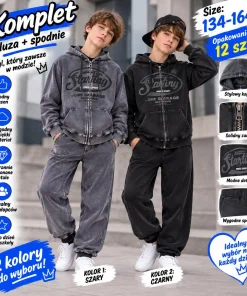 Komplety DZIECIĘCA,size 134-164,Paczka 12szt,mix kolor