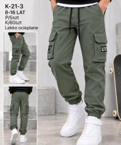 Spodnie DZIECIĘCA,size 8-16lat,Paczka 5szt,1kolor