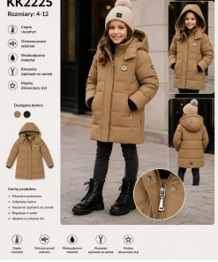 Kurtki DZIECIĘCA,size 4-12lat,Paczka 5szt ,1 kolor
