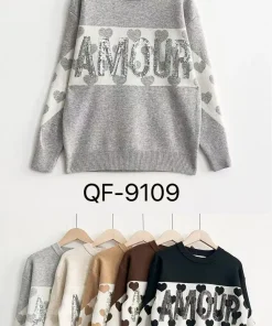 Swetry damskie ,size uni,Paczka 12szt ,mix kolor