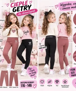 Legginsy DZIECIĘCE, size 116-146,paczka 18szt,mix kolor