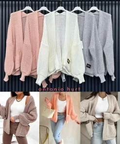 Kardigan damskie,size uni,paczka 15szt,mix kolor