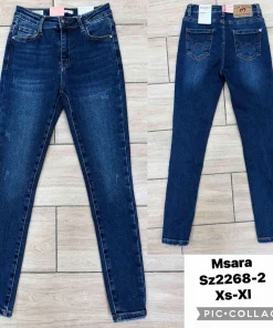Jeansy Damskie,size xs-xl,Paczka 12szt,1kolor