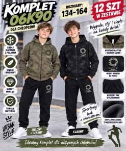 Komplety DZIECIĘCA,size 134-164,paczka 12szt,mix kolor