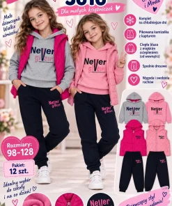 Komplety DZIECIĘCA,size 98-128,paczka 12szt,mix kolor