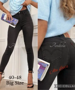 Jeansy Damskie,size 40-48,Paczka 10szt,1kolor