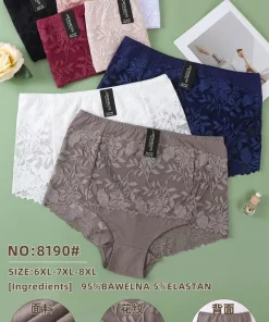 Majtki Damskie,size 6xl-8xl,Paczka 24szt ,mix kolor