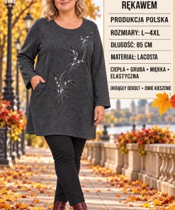 Tuniki damskie, size l-4xl,paczka 5szt,1kolor