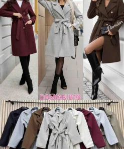 Płaszcz Damskie WŁOSKA,Size uni,paczka 6szt, mix kolor