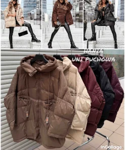 Kurtki damskie,size uni,Paczka 6szt,mix kolor