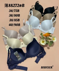 Biustonosz B Damskie,size 34/75-40/90,paczka 6szt,1 kolor
