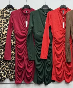 Sukienki Damskie WŁOSKA,Size uni,paczka 6szt, mix kolor