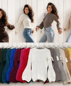 Swetry damskie,size uni,paczka 6szt,mix kolor