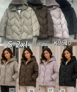 Kurtki damskie,Size s-2xl,paczka 5szt, 1kolor