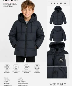 Kurtki DZIECIĘCA,size 4-12lat,Paczka 5szt ,1 kolor