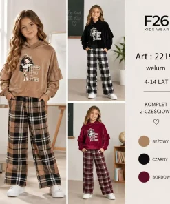 Komplety DZIECIĘCA,size 4-14lat,Paczka 6szt ,1 kolor