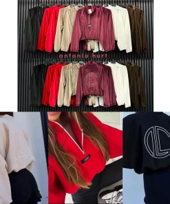Bluzy damskie,size uni,Paczka 6szt,mix kolor