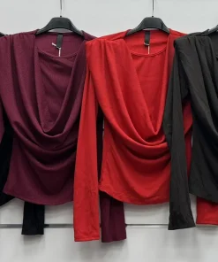 Bluzki Damskie WŁOSKA,Size uni,paczka 6szt, mix kolor