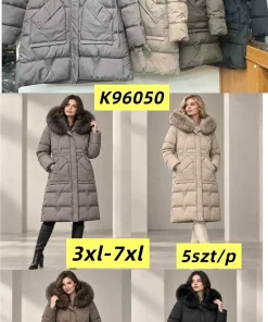 Kurtki damskie,size 3-7xl,Paczka 5szt,1kolor