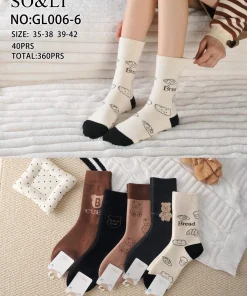 Skarpety Damskie,size 35-42,paczka 40szt,mix kolor