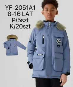 Kurtki DZIECIĘCA,size 8-16lat,Paczka 5szt ,1kolor