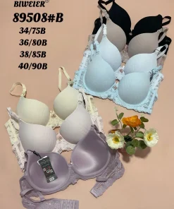 Biustonosz B Damskie,size 34/75-40/90,paczka 6szt,1kolor