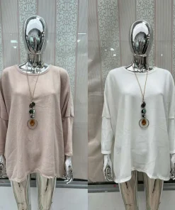 Bluzki Damskie WŁOSKA,Size uni,paczka 6szt, mix kolor