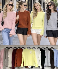 Swetry Damskie TURECKA,Size uni,paczka 6szt, mix kolor