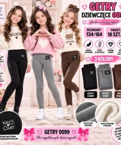 Legginsy DZIECIĘCE, size 134-164,paczka 18szt,mix kolor