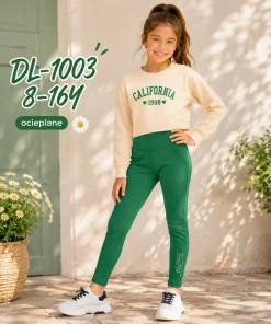 Legginsy DZIECIĘCA,size 8-16lat,paczka 5szt,1kolor