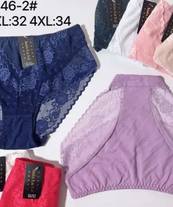 Majtki Damskie,size 2xl-4xl,Paczka 24szt ,mix kolor