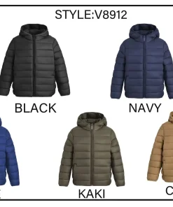Kurtki DZIECIĘCA,size 4-14lat,Paczka 6szt,1kolor