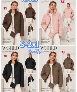 Kurtki damskie,size s-2xl,Paczka 5szt,1kolor