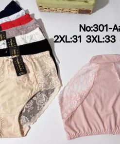 Majtki Damskie,size 2xl-4xl,Paczka 24szt ,mix kolor