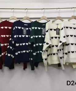 Swetry Damskie ,Size uni,paczka 6szt, mix kolor