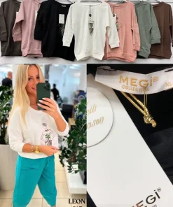 Bluzy damskie,size uni,paczka 6szt,mix kolor