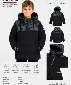 Kurtki DZIECIĘCA,size 4-12lat,Paczka 5szt ,1 kolor
