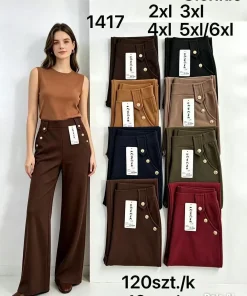 Spodnie Damskie,size 2/3-5/6xl,paczka 12szt,mix kolor