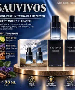 Perfumy Zestaw 2x50ml Paczka 12szt