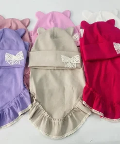 Komplety Czapki DZIECIĘCA,paczka 12szt,mix kolor