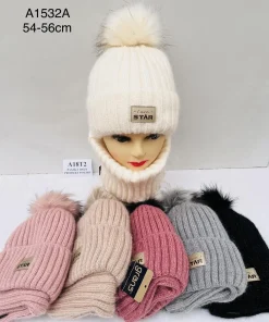 Komplet czapka DZIECIĘCA ,paczka 10szt,mix kolor