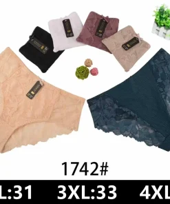 Majtki Damskie,size 2xl-4xl,paczka 24szt,mix kolor
