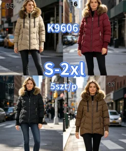 Kurtki damskie,size s-2xl,Paczka 5szt,1kolor