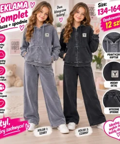 Komplety DZIECIĘCA,size 134-164,Paczka 12szt,mix kolor