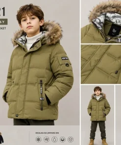Kurtki DZIECIĘCA,size 8-16lat,Paczka 5szt ,1 kolor